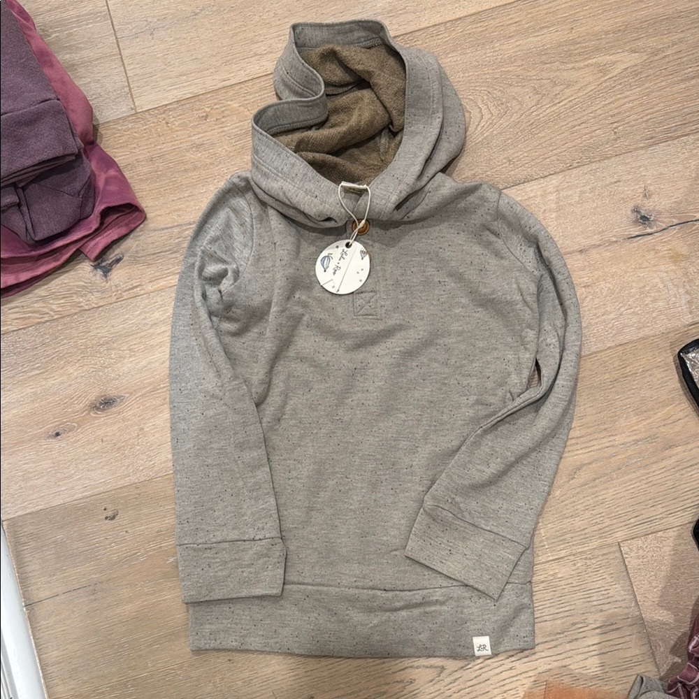 Kids Gray Hooded Sweater